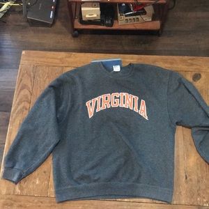 Crew neck University of Virginia sweatshirt